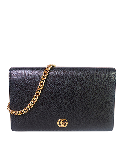 GG Marmont Mini Chain WOC, front view